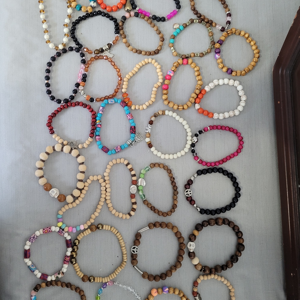 Colorful Beaded Bracelet Set